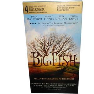BIG FISH Ewan McGregor Albert Finney Billy Crudup Jessica Lange vintage VHS tape